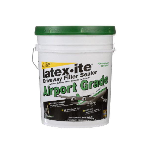 Latex-ite Driveway Filler Sealer 4.75-Gal Airport Grade Asphalt 