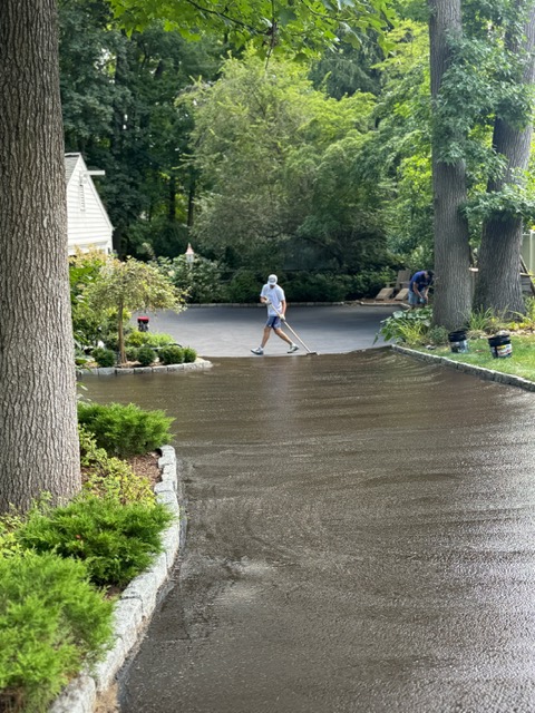 How We Sealed Our Driveway